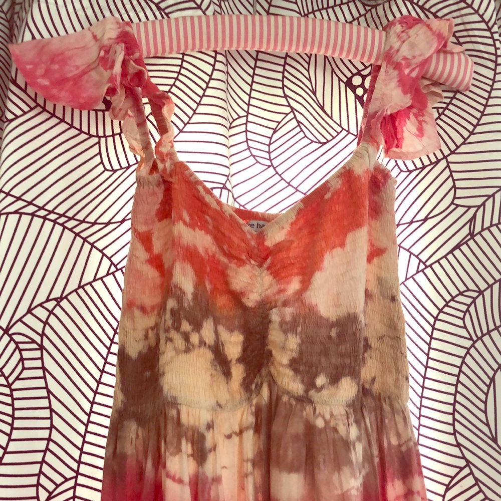 Tiare Hawaii Hollie Off the Shoulder Smocked Dress